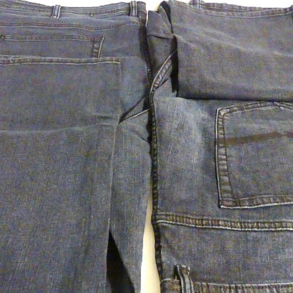 2x Men's BUFFALO JEANS 48 x 32 Slim Straight Stretch Jeans Men's Blue Jeans - Picture 7 of 12